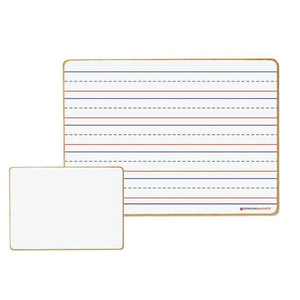 Dowling Magnets Dowling Magnets DO-72500025-6 Magnet Tools Magnetic Dry-Erase Lined & Blank Board - 6 Each DO-72500025-6